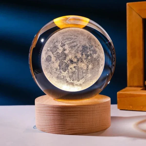 Crystal Galaxy Moon Ball - Image 3