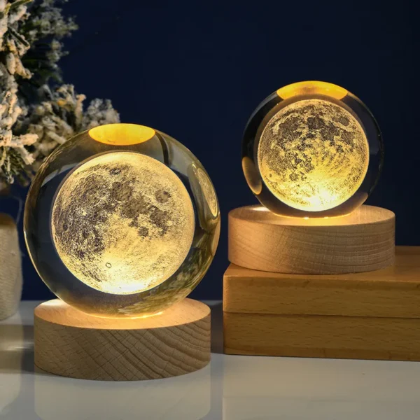 Crystal Galaxy Moon Ball - Image 5