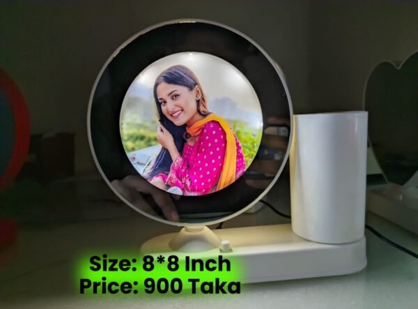 Round Shape Majik Miror With Pen Holder