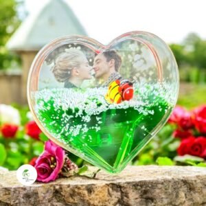 Acrylic Heart Glitter